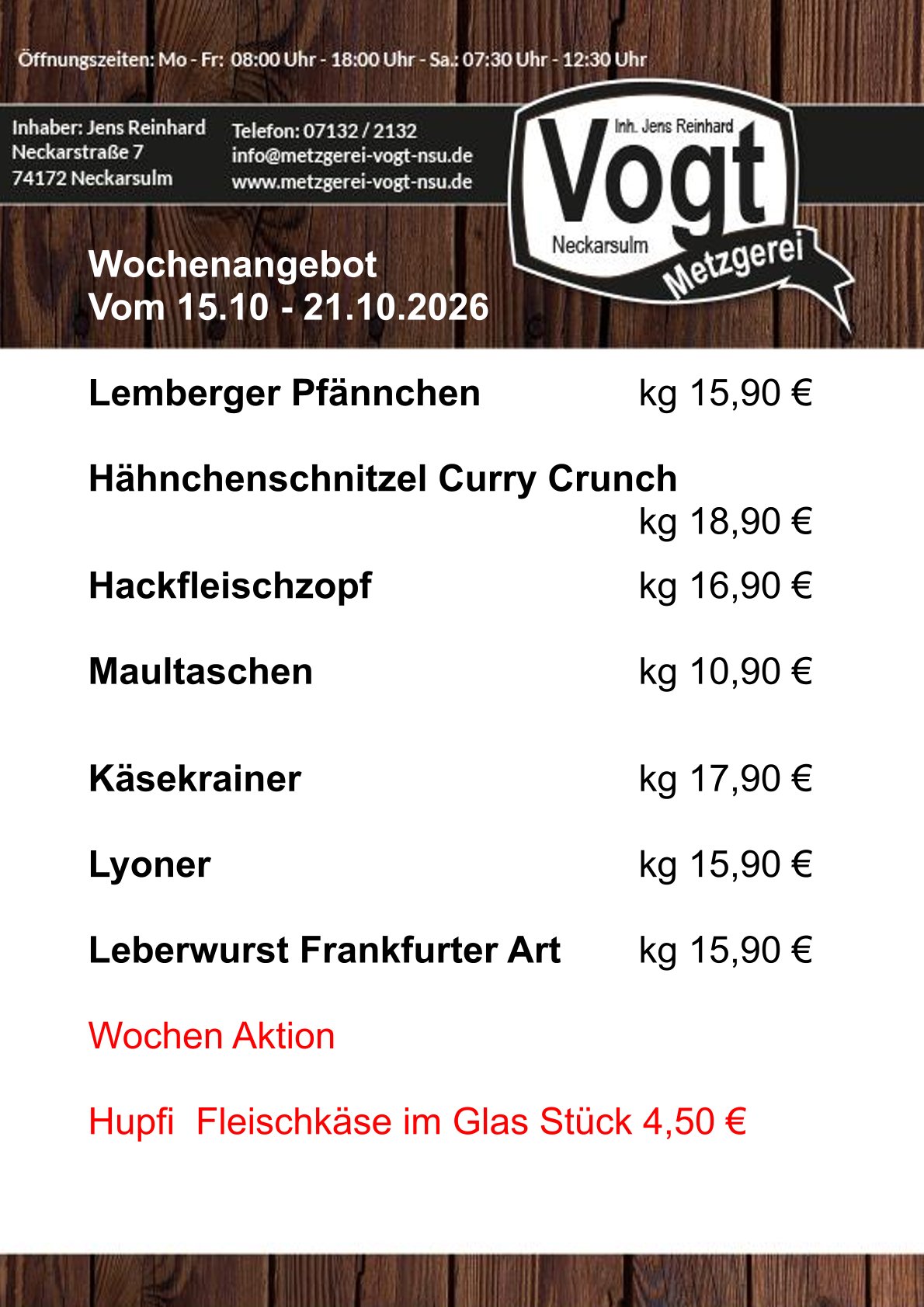 wochenangebot 15.10